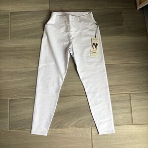 ALO Yoga White 7/8 High-Waist Leggings